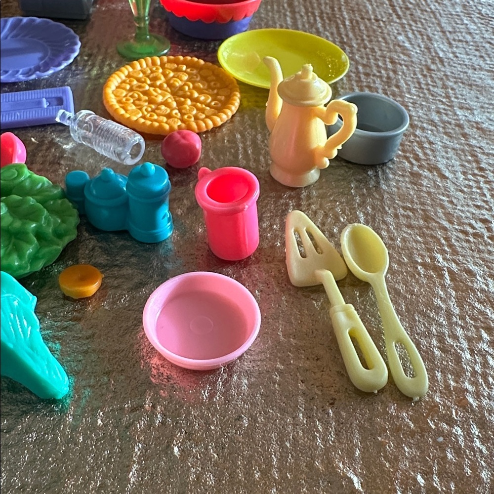 Vintage 90s Barbie Kitchen and Food Bundle - Picture 3 of 9